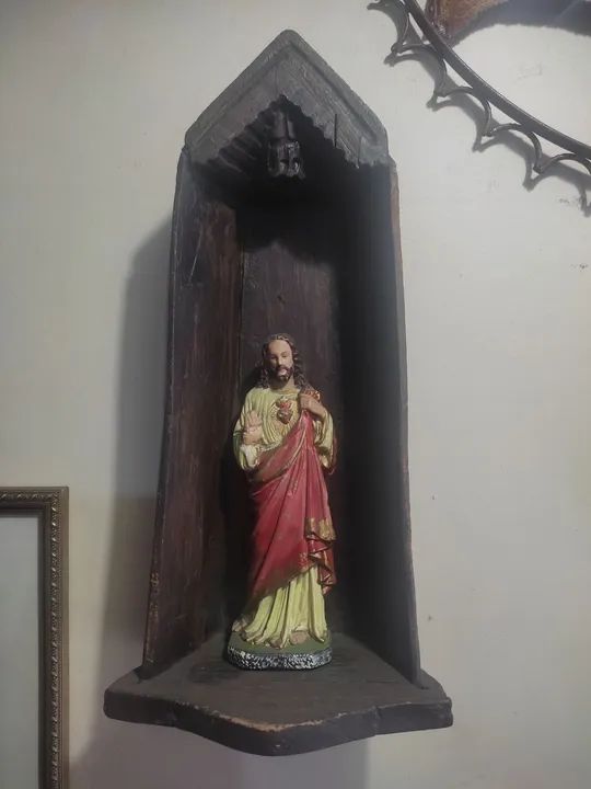 Oratório Antigo de Parede ou Mesa