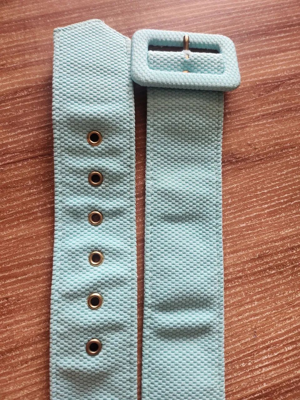 Cinto azul estilo vintage 