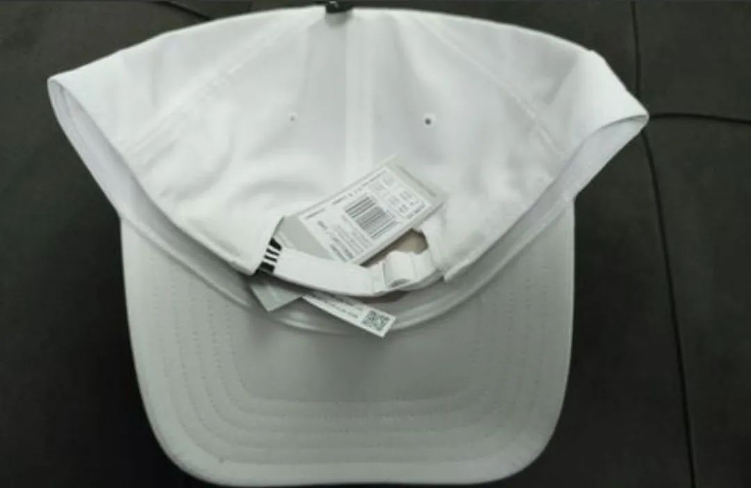 Boné Adidas Branco - Original poliéster  - Foto 2