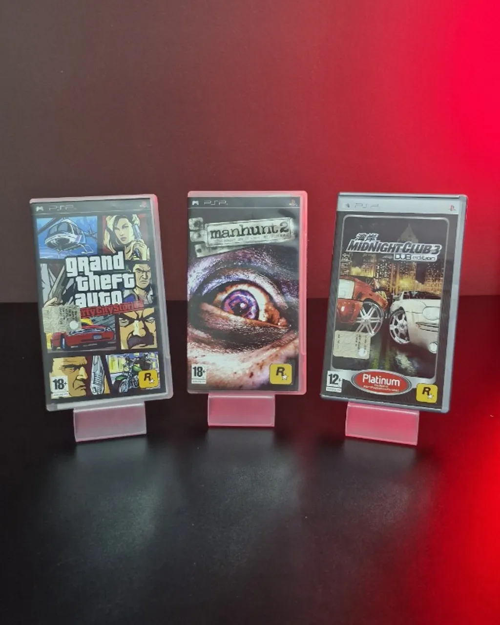 GTA: Liberty City Stories PSP + Manhunt 2 PSP + Midnight Club 3 PSP