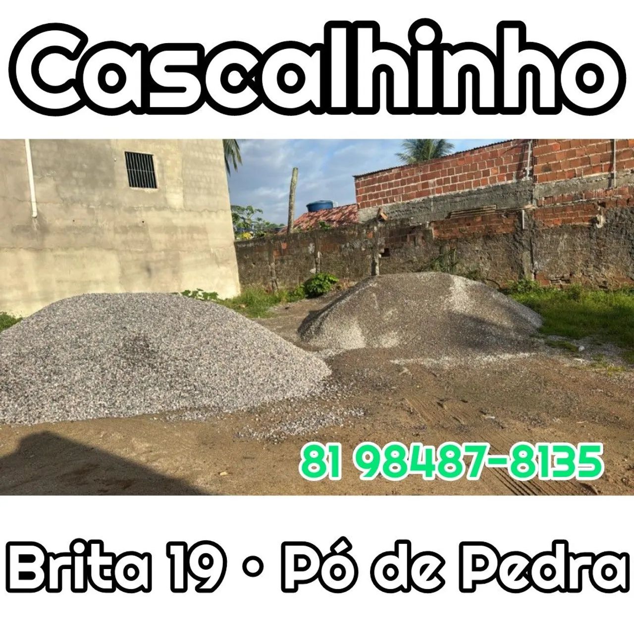 Brita 19 - Pó de Pedra - Cascalhinho