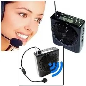 Kit Professor Megaphone com Microfone Amplificador De Voz - WZetta - Foto 2
