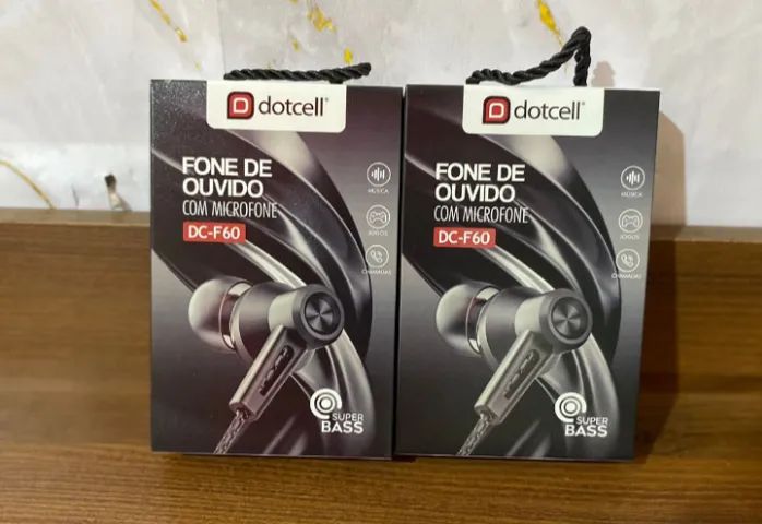 Fone De Ouvido Dotcell Com Microfone - Foto 2