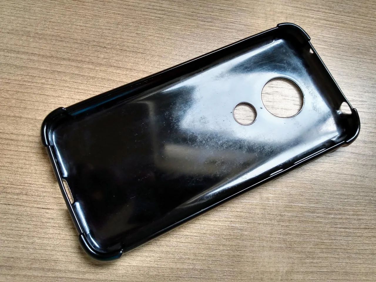 Capinha para Celular Anti-Impacto Preta Motorola Moto G7 Play XT1952