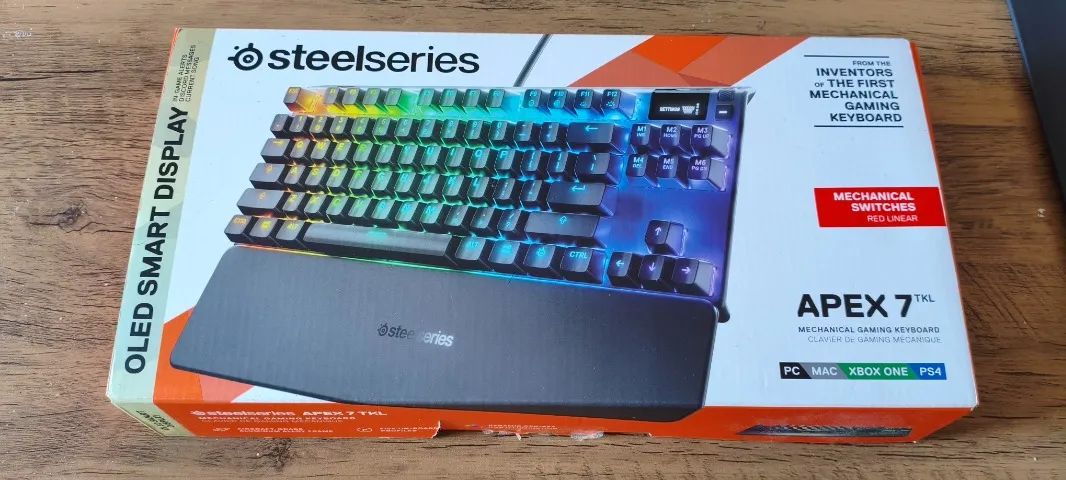 Teclado gamer Steelseries Apex 7 TKL - Foto 3