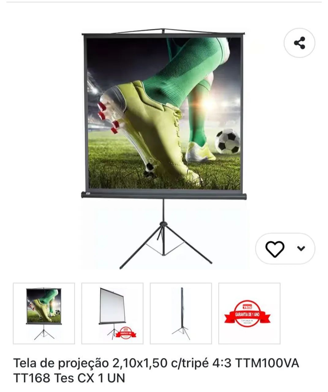 Tela de projeção 64168596518915120