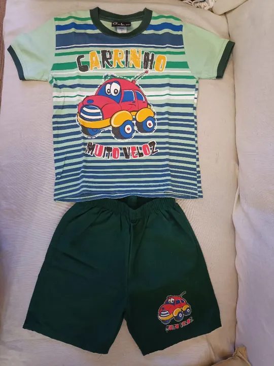 Conjunto Infantil Carrinho Veloz - Tamanho 3