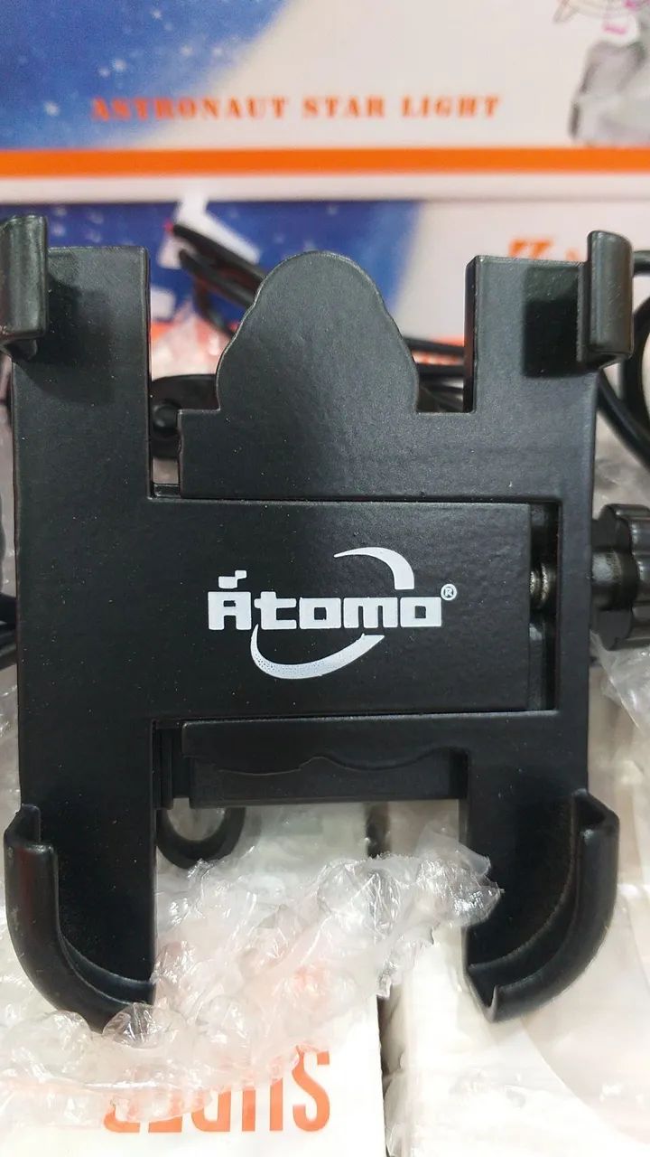 Suporte com carregador para Celular Atomo
