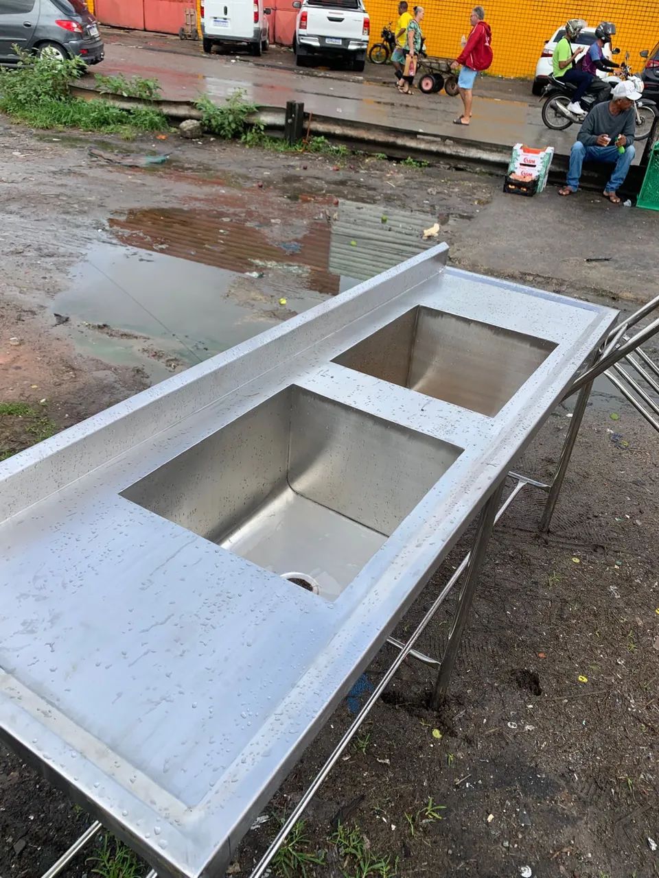 Pia inox industrial 