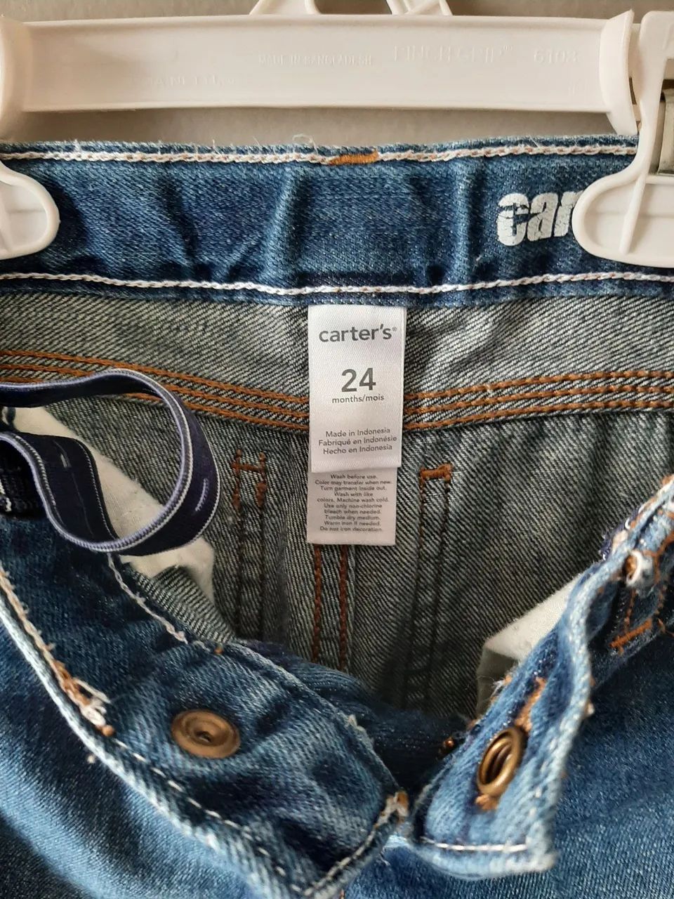Calça Jeans Carter's Bebê 24meses - Foto 2