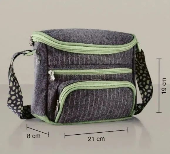 Mini bolsa Linha Mamãe e Bebê com design moderno
