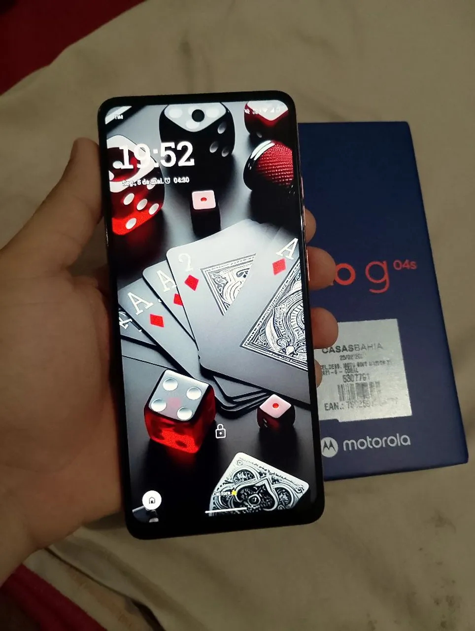 Motorola g04 novo na Caixa