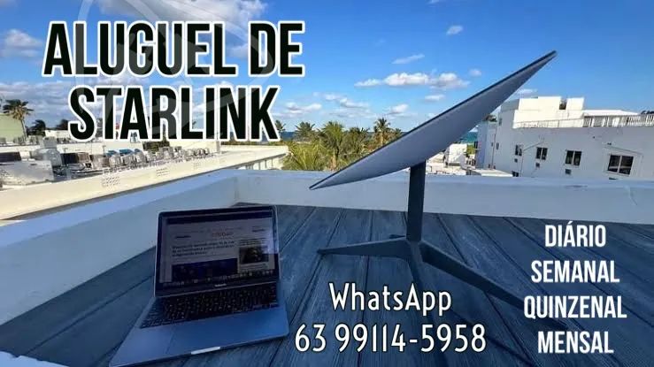 Aluguel Antena Starlink