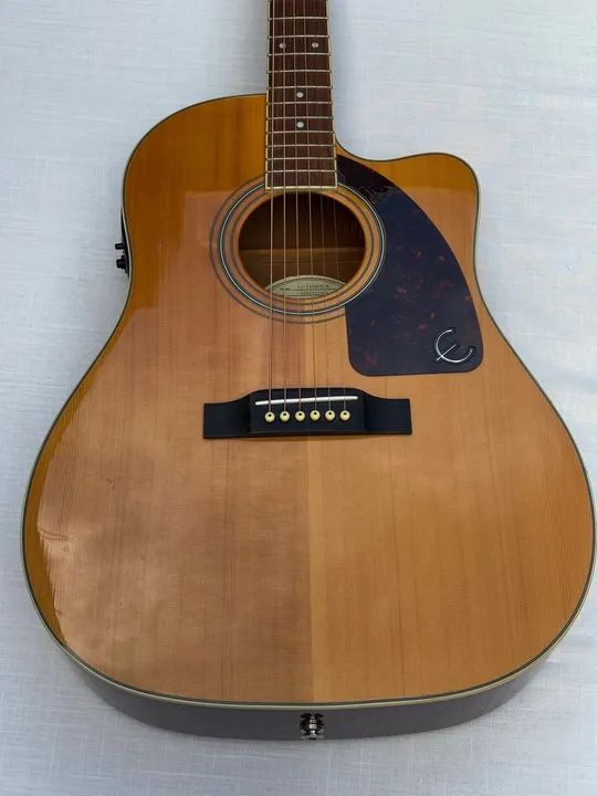 Violão Epiphone AJ 220SCE natural - Foto 3