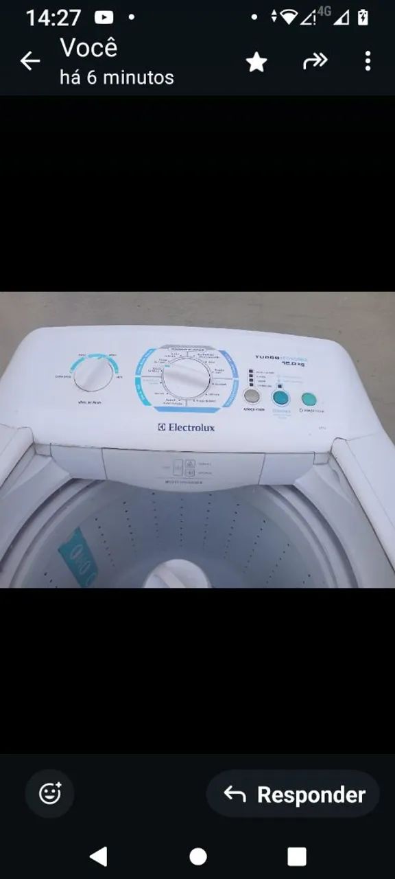 Máquina Eletrolux 12 kg 