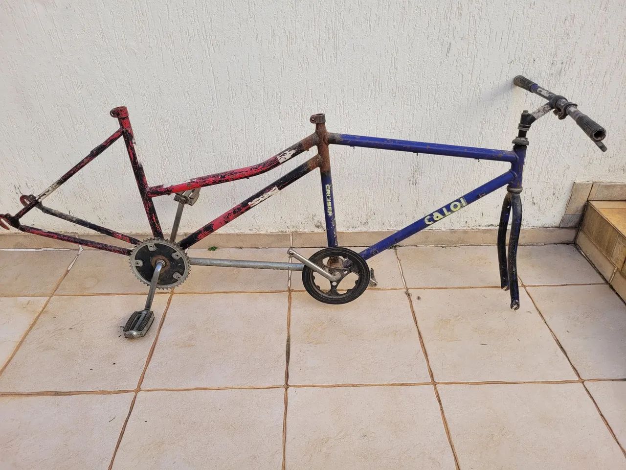 Quadro de Bicicleta Tandem Caloi Cruiser