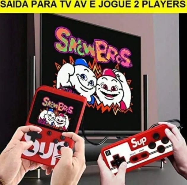 Mini GameBoy Vídeo Game Retro 400 Jogos Classicos Console Portátil Com Controle