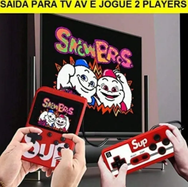 Mini GameBoy Vídeo Game Retro 400 Jogos Classicos Console Portátil Com Controle