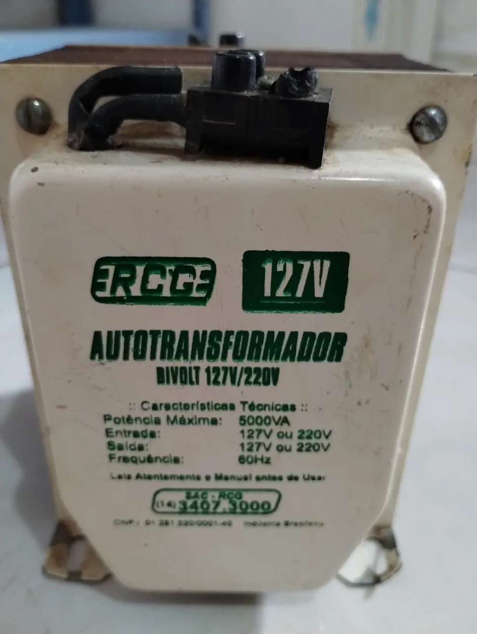 Autotransformador Bivolt 127V/220V 5000VA ERCICE