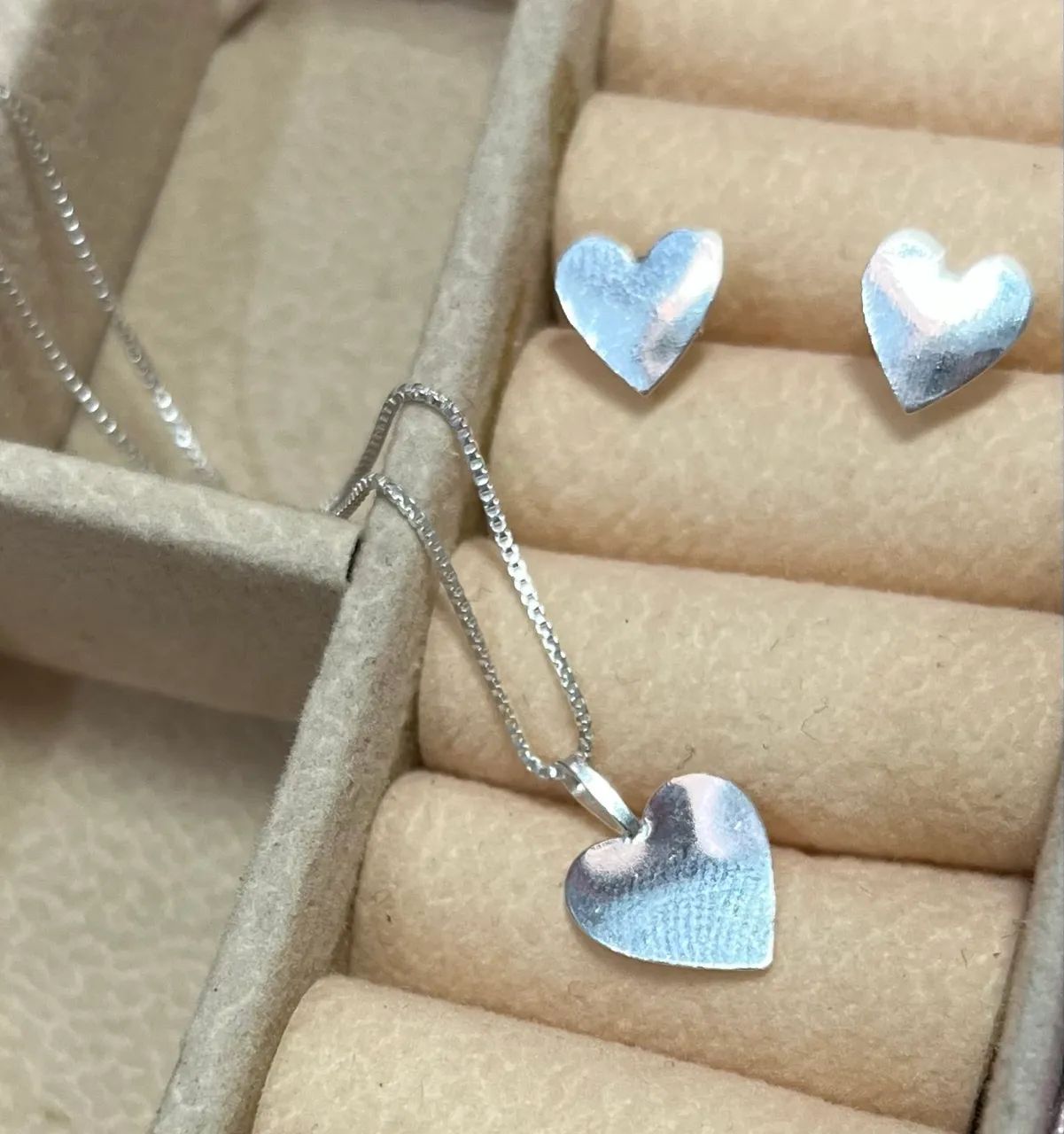Conjunto em prata 925