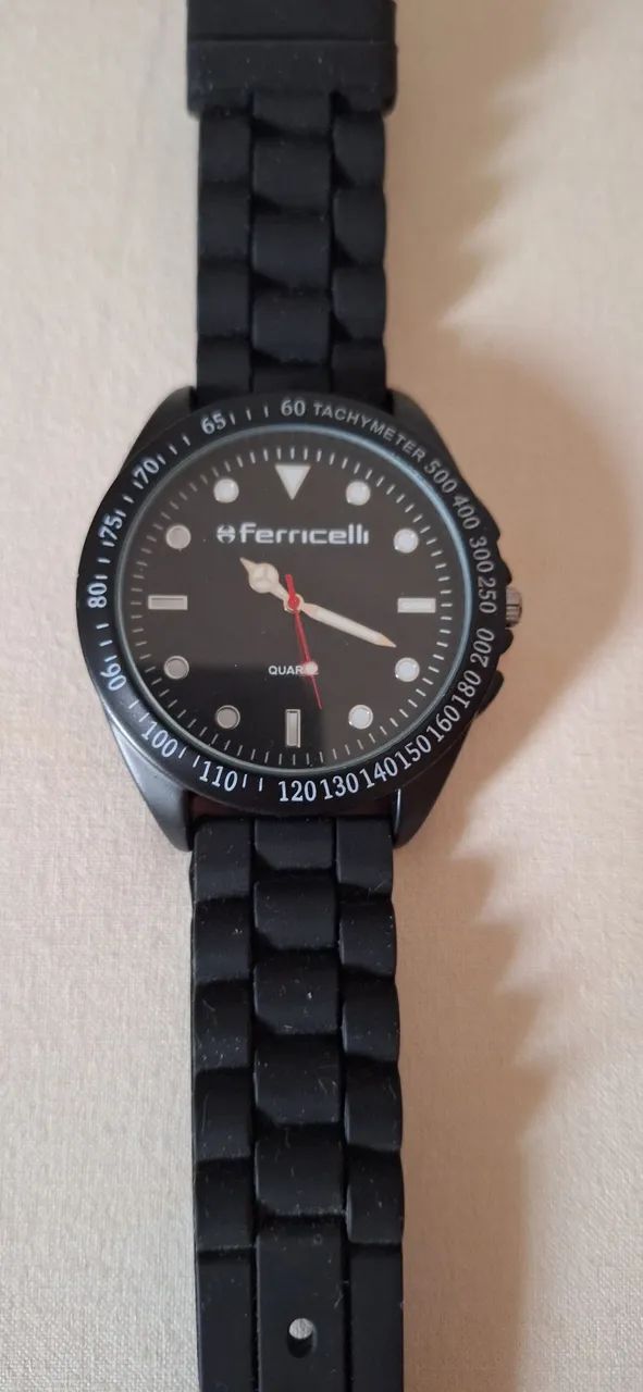 Relógio Ferricelli Preto - Analógico - Foto 2