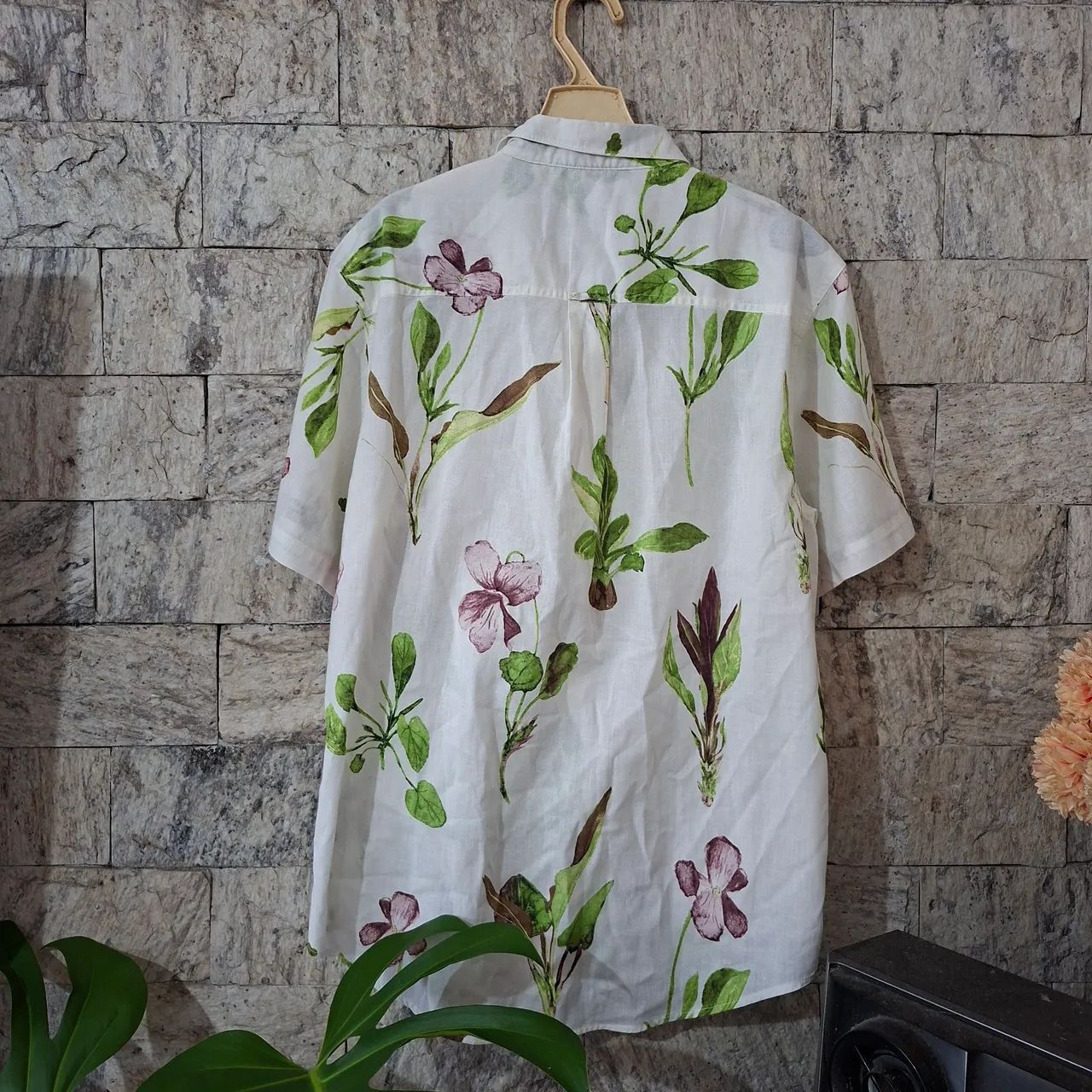 Camisa Linho Estampada Marfinno Renner - Foto 5