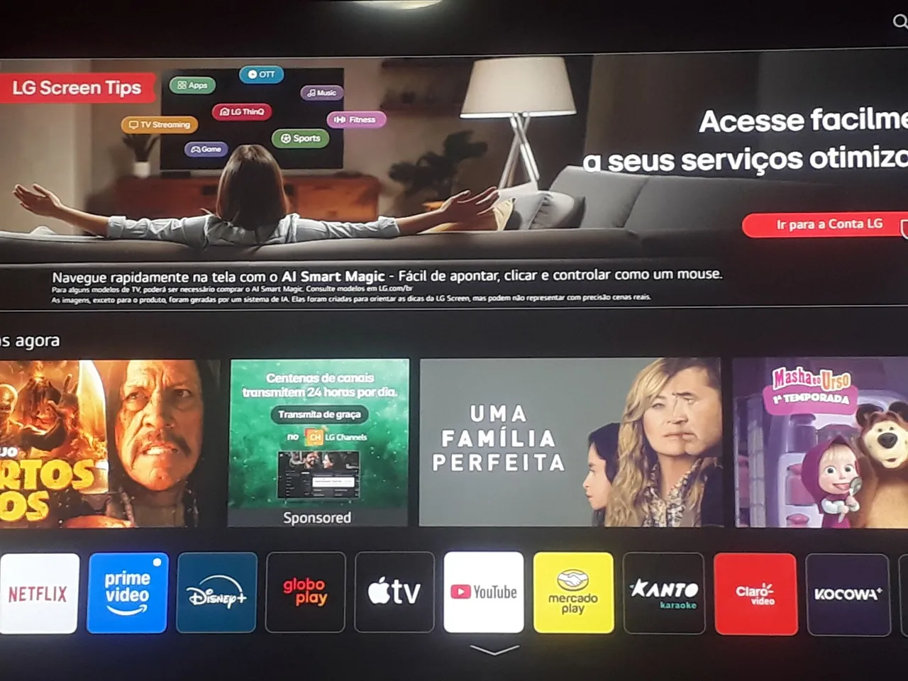 Smart TV LG - Experiência de entretenimento imersiva