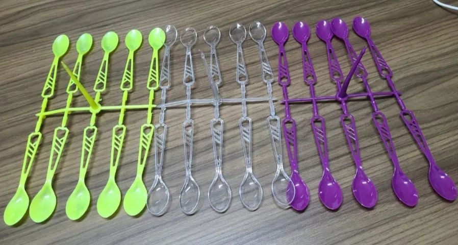 Molde de Injetora Talheres Plásticos de Sobremesa - Foto 3