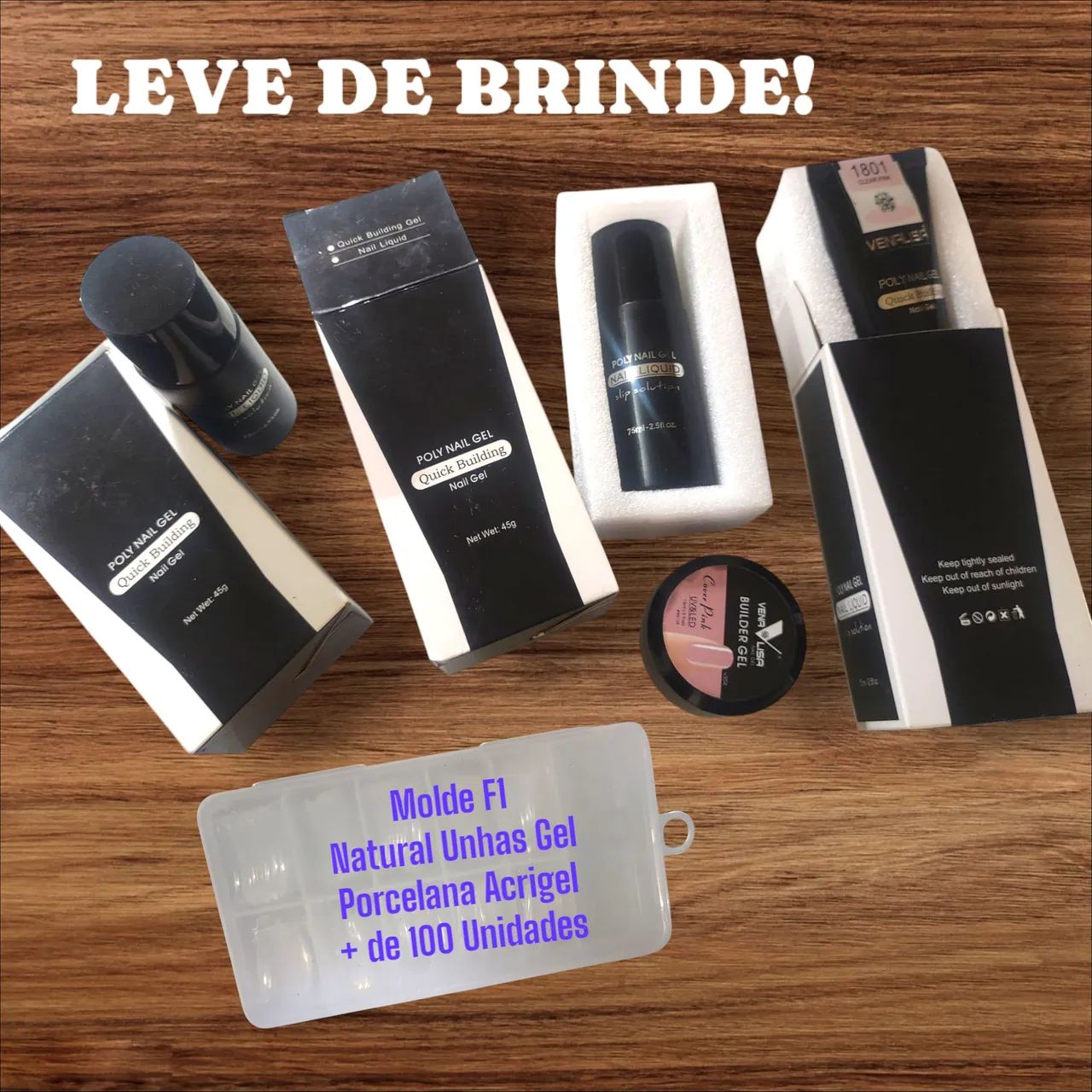 Kit Completo + Brindes de Produtos para Manicure/Pedicure - Unhas Naturais, Gel, Porcelana - Foto 5
