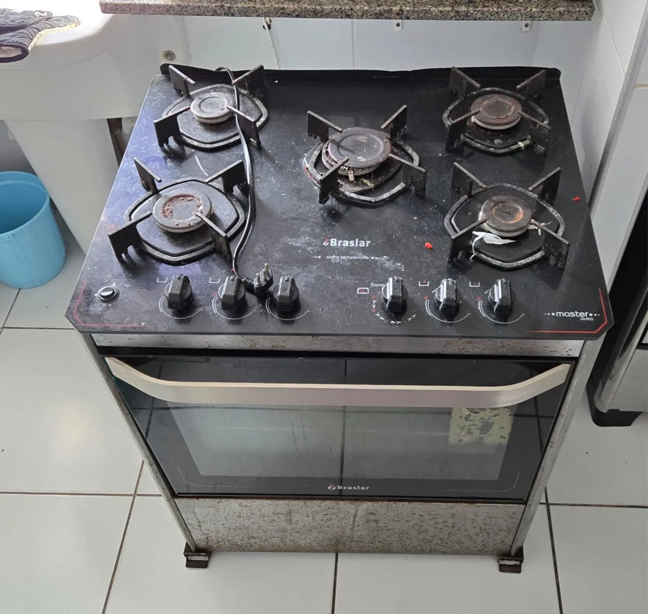 Fogão Braslar Master com 5 Bocas