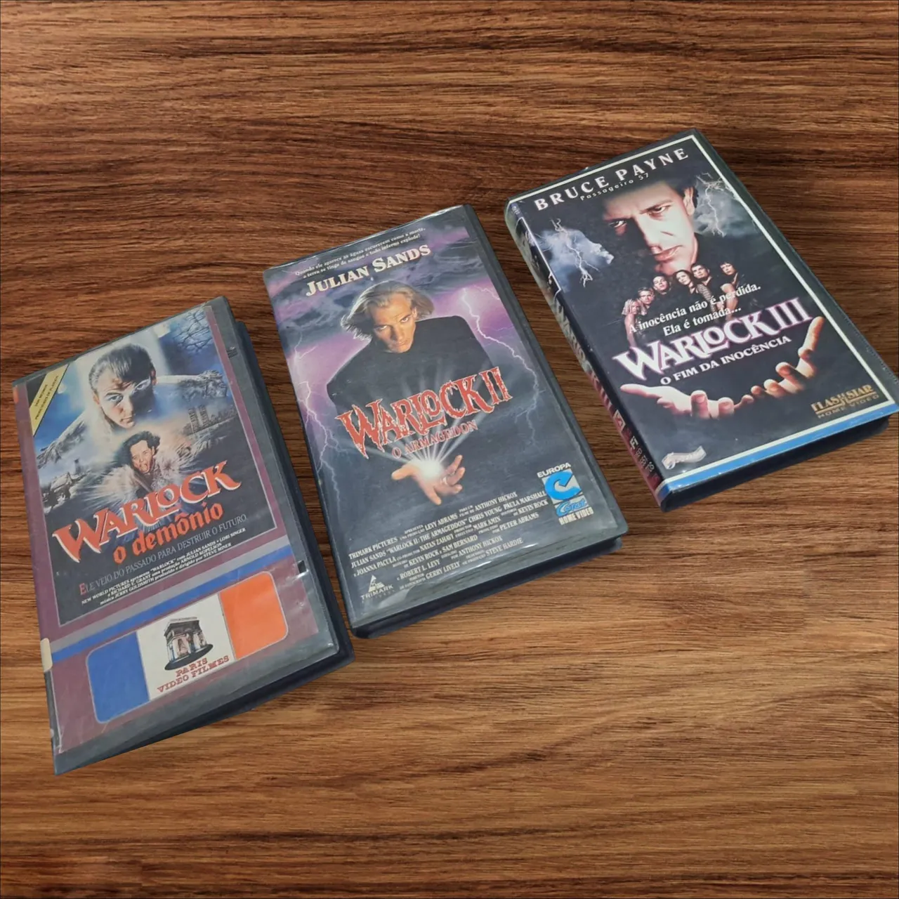 Coleção Warlock - Filmes em VHS