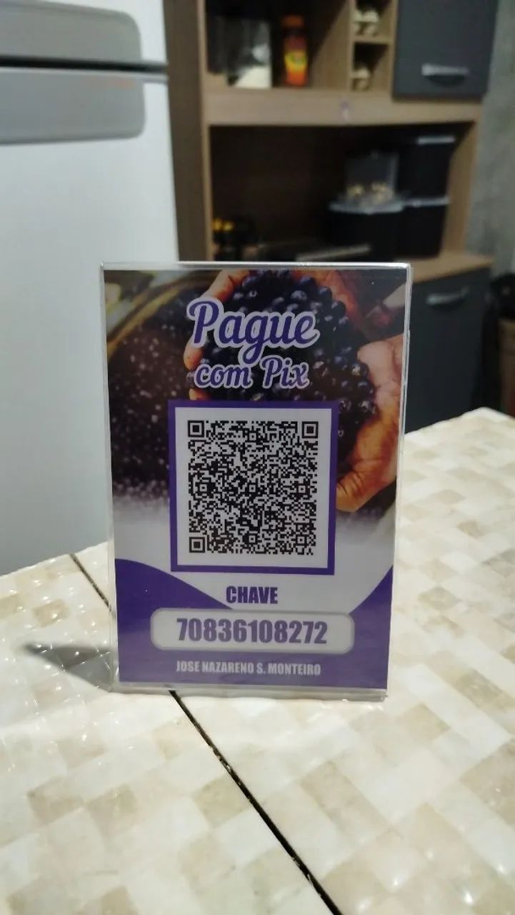 Plaquinha Pix (acrílico) - Foto 5