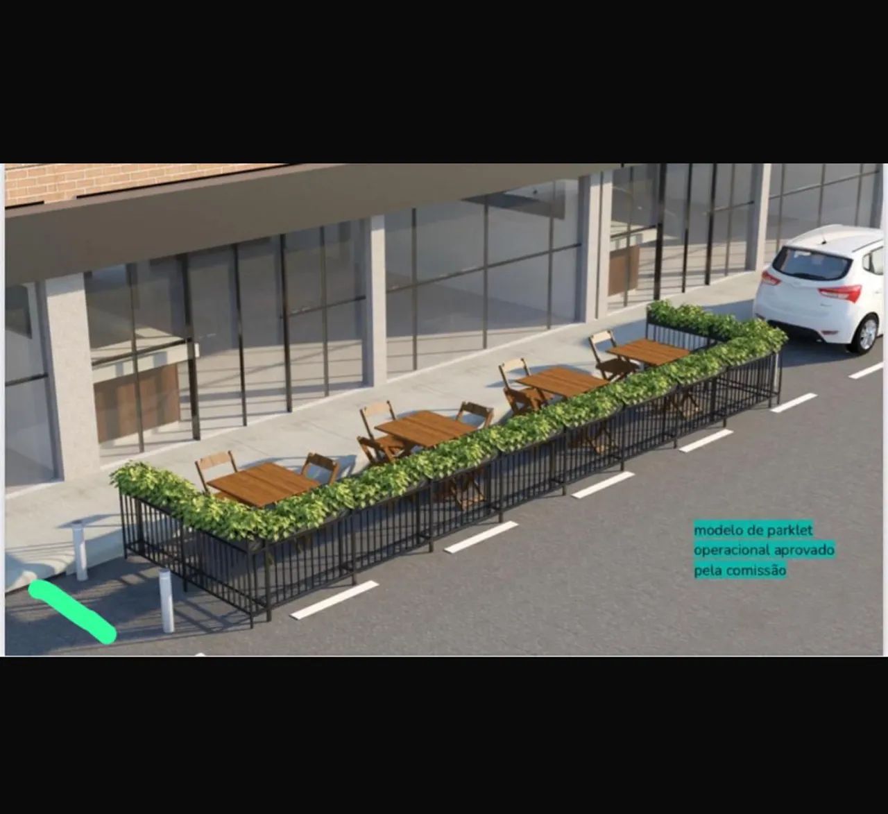 Grades de proteção - Parklet - Foto 3