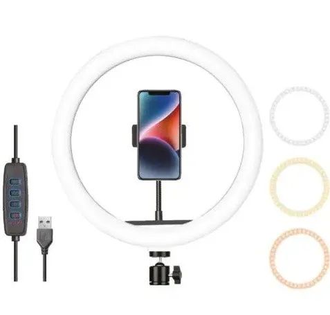 Luminária LED Ring Light youtuber 12? 30cm  - Foto 3