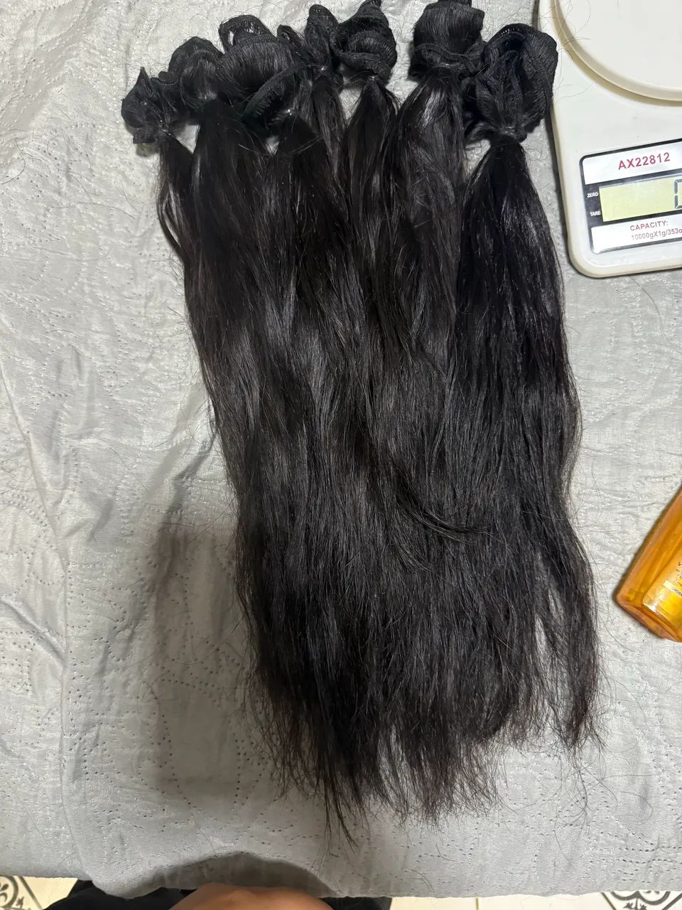 Cabelo humano na tela