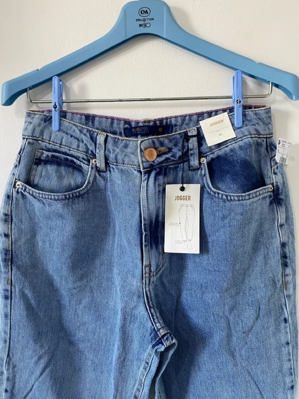 Calça Jeans Jogger Feminina - Nova com Etiqueta - Foto 2