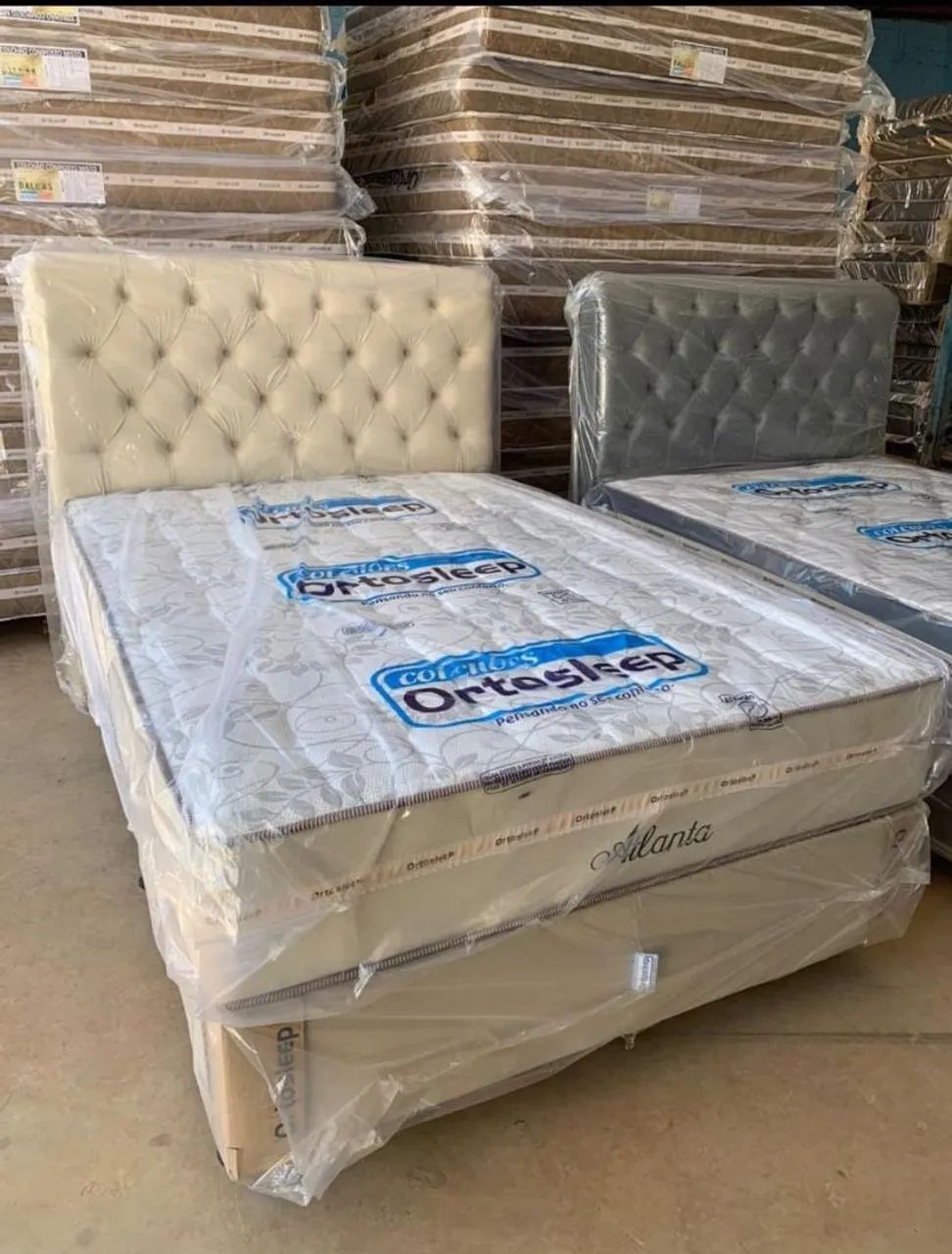 Cama Atlanta tamanho queen size