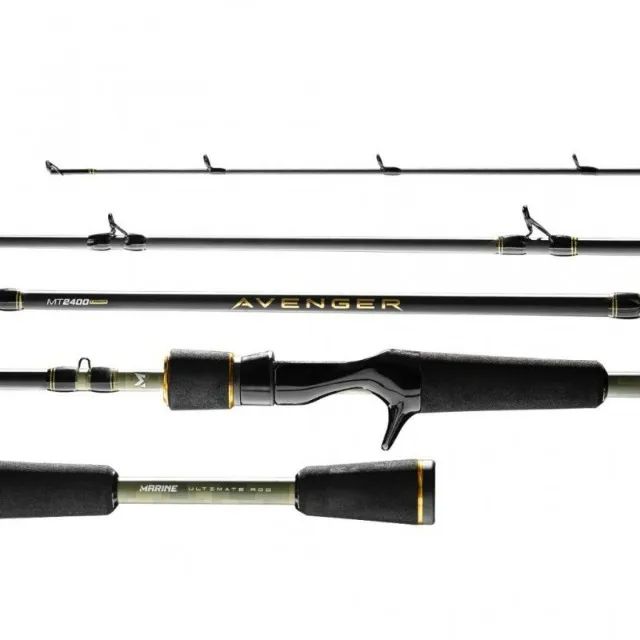 Vara para carretilha Marine Sports Avenger 5'6" (1,68m) 17Lbs AVG-C562 MF 02 Partes - Foto 2