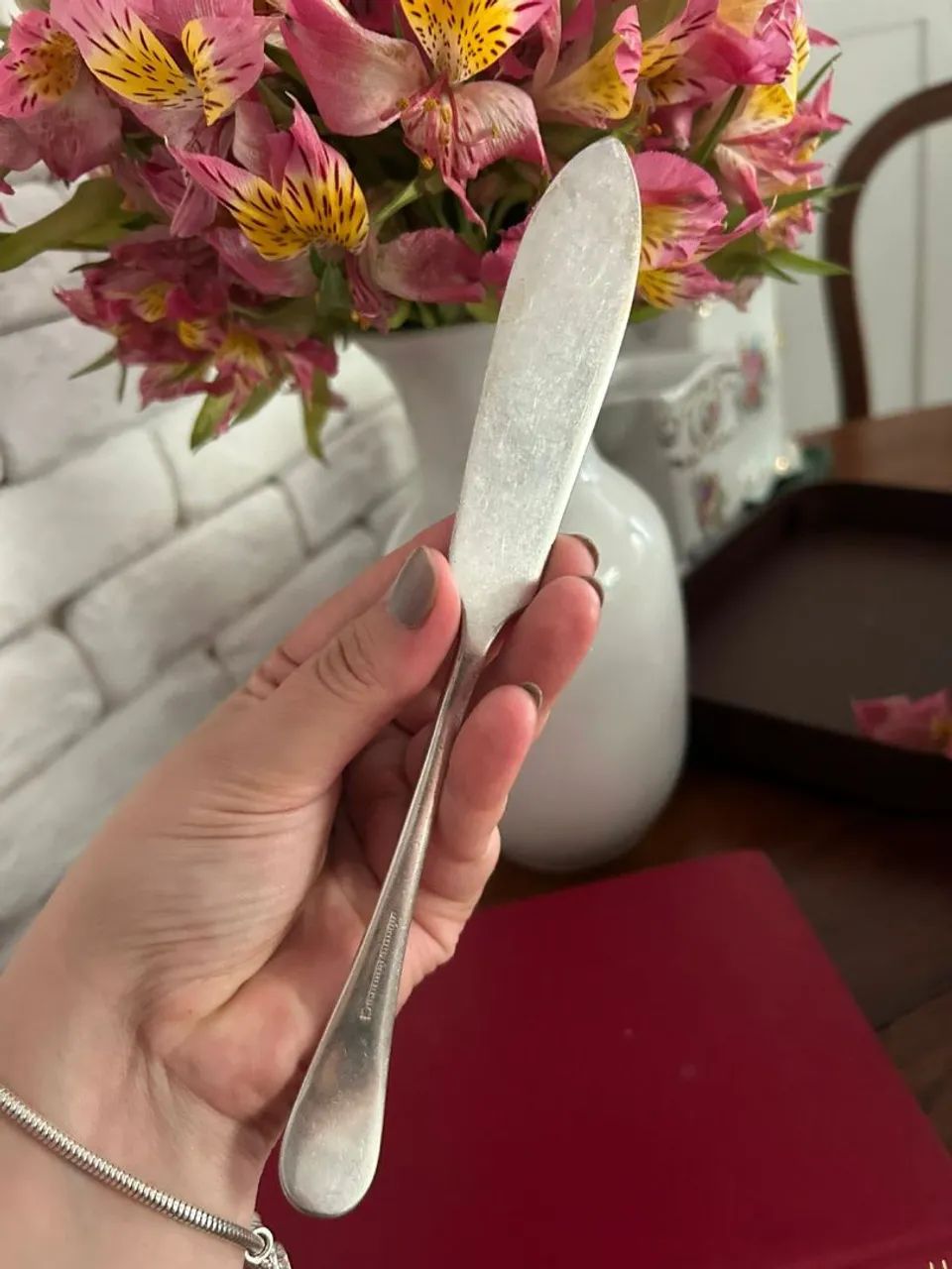 Espátula Banhada a Prata - Foto 4