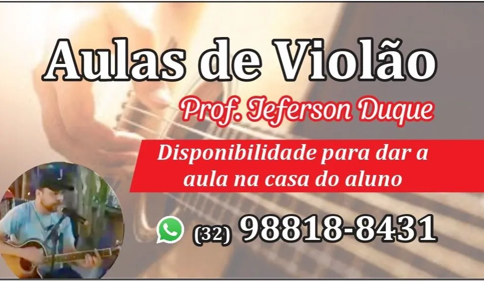 Aulas de Violão com Profissional Experiente