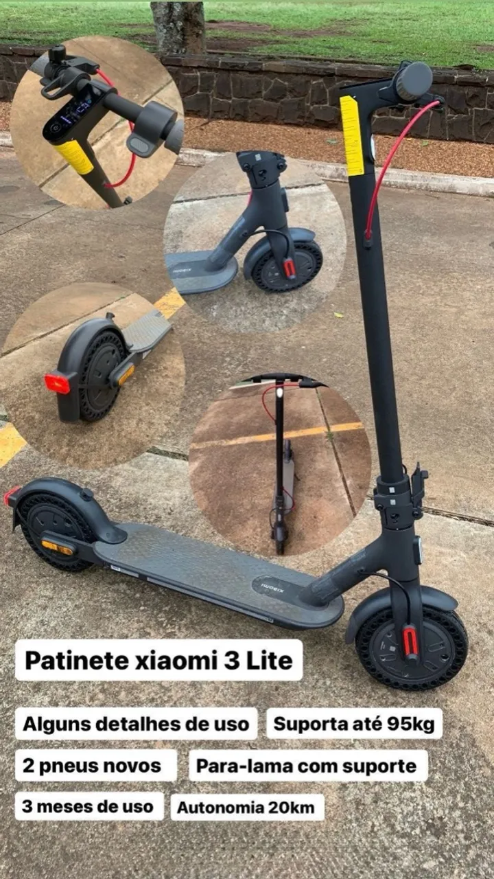 Patinete Eletrico Xiaomi 3 Lite