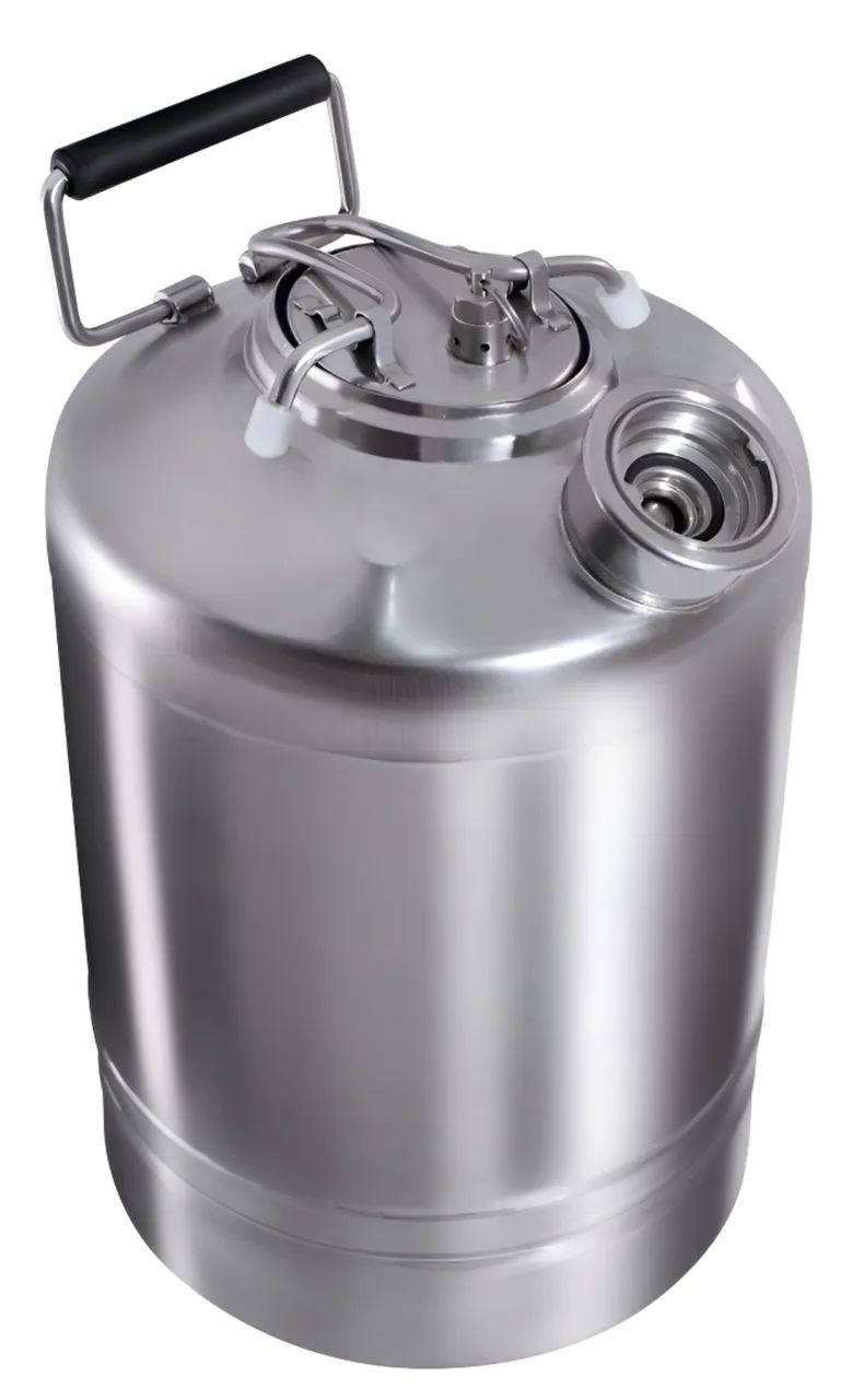 Tanque De Sanitização - Barril Postmix - Aço Inox - 10l