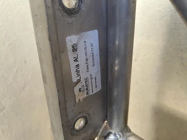 04 Peças de Treliça Box truss estrutura Q25 AL25 Aluminio Auratec 1,5 metros cada - Foto 4