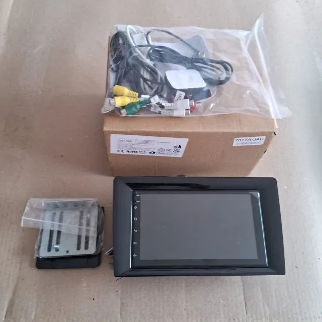 Multimídia Player com Android 11, 2g/32g, 7 pol, Wifi, GPS (novo)