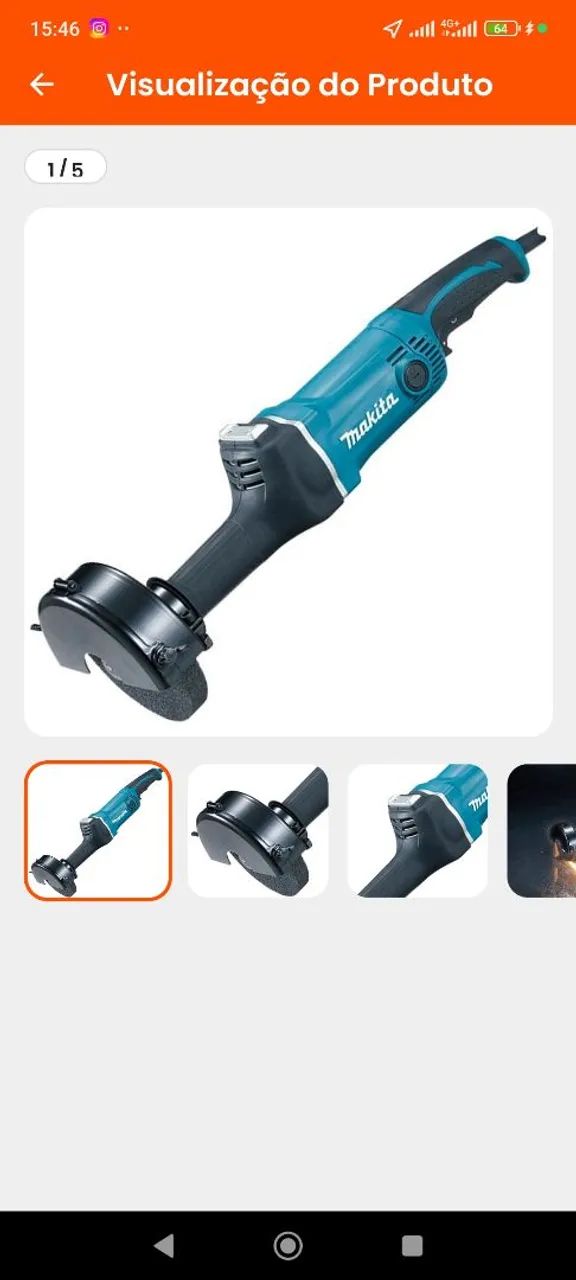 esmeril reto Makita GS6000 - Foto 2