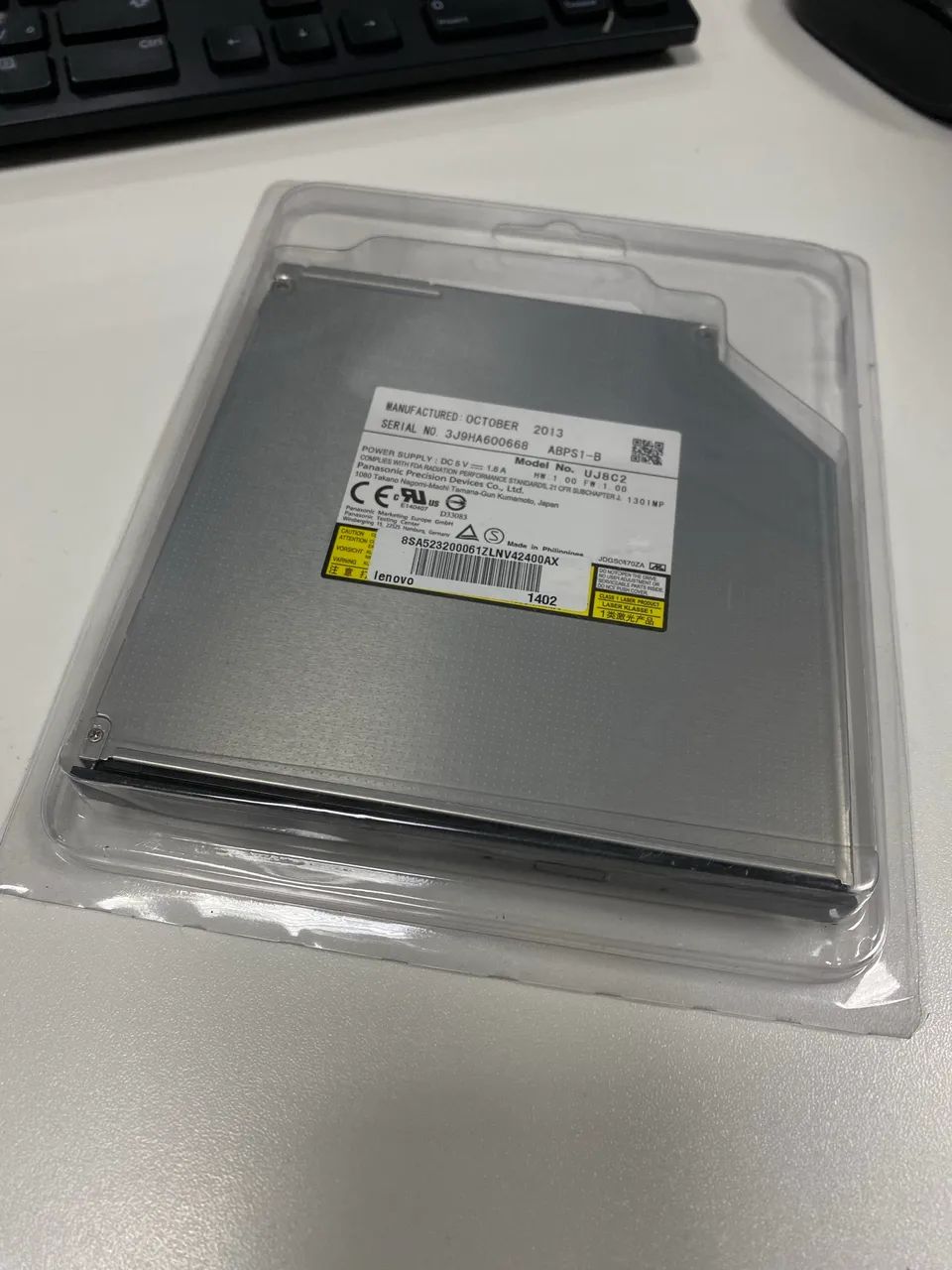 Gravador de DVD UJ8C2 Notebook Lenovo 