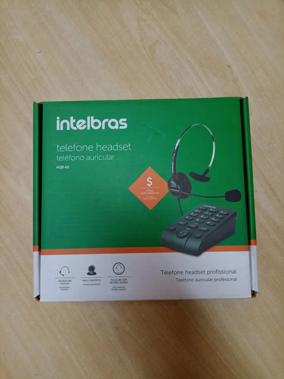 Telefone Headset Intelbras HSB 40 