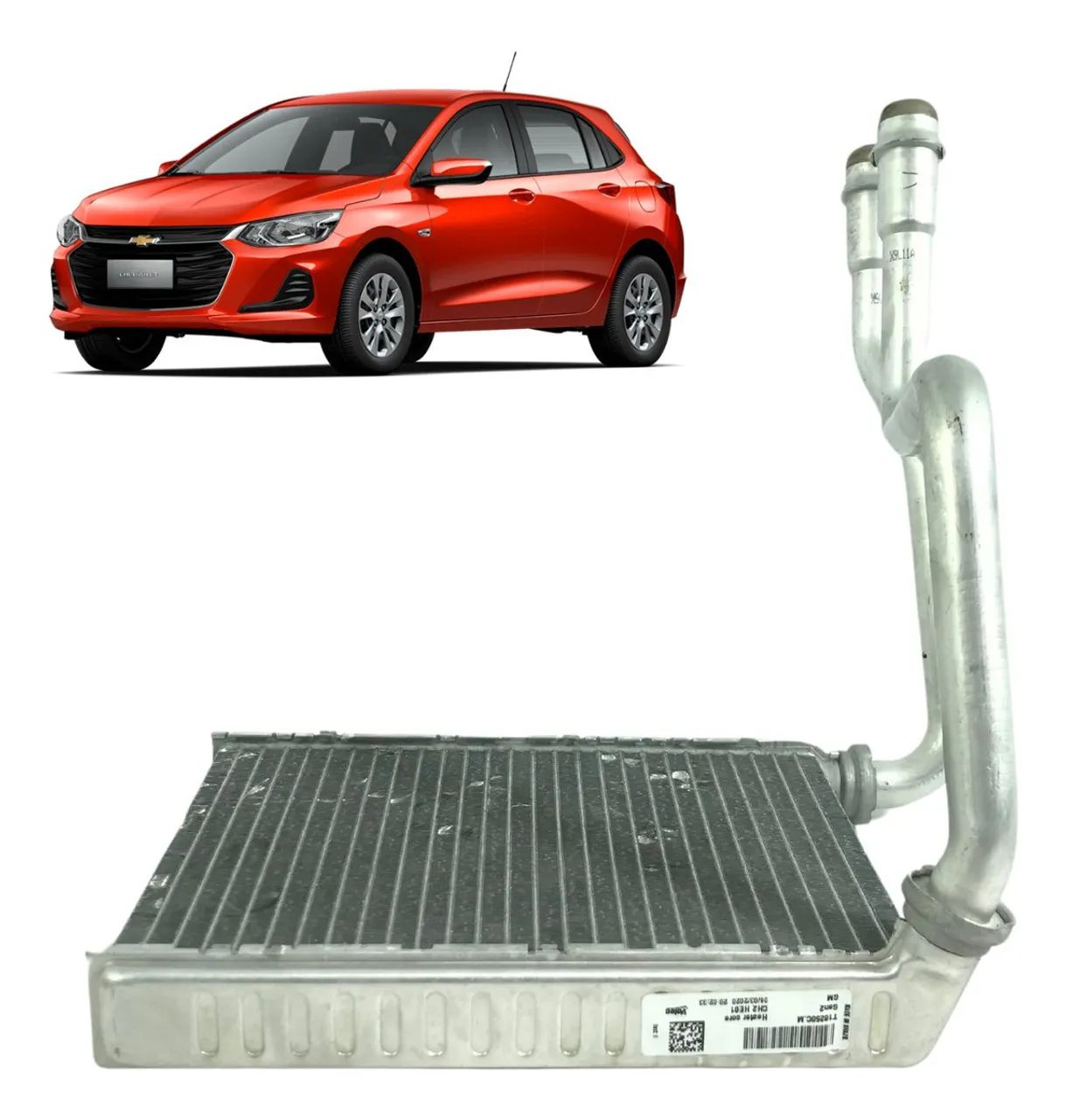Radiador Ar Quente Gm Onix 1.0 Turbo 2020 2021 22 23 2024