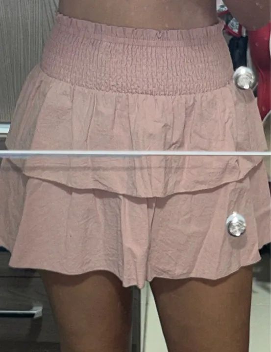 Saia babado Rosa Bebê - Tamanho P - Foto 4