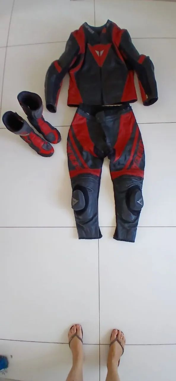 Macacão Dainese 56 + Botas - Foto 5
